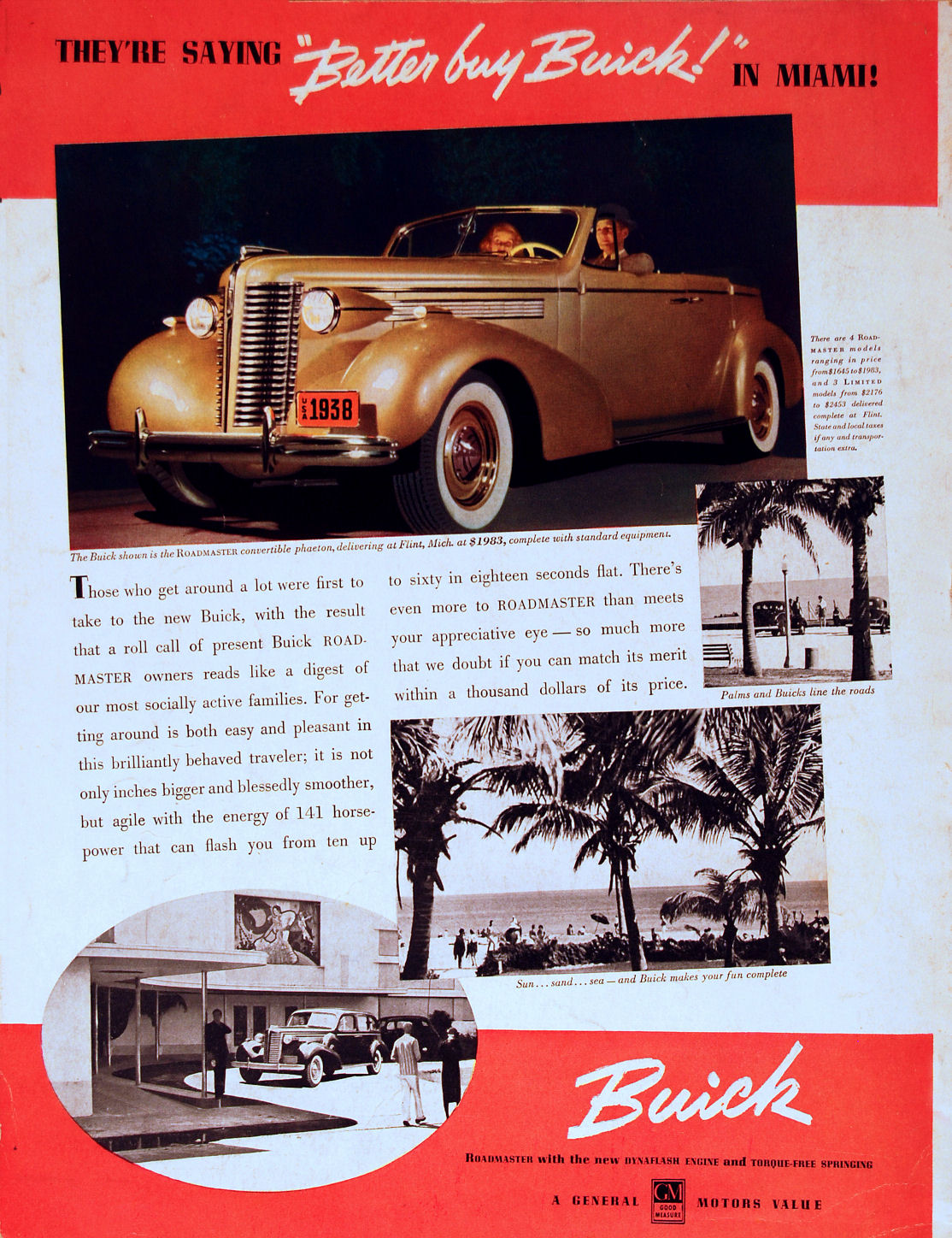 1938 Buick Auto Advertising